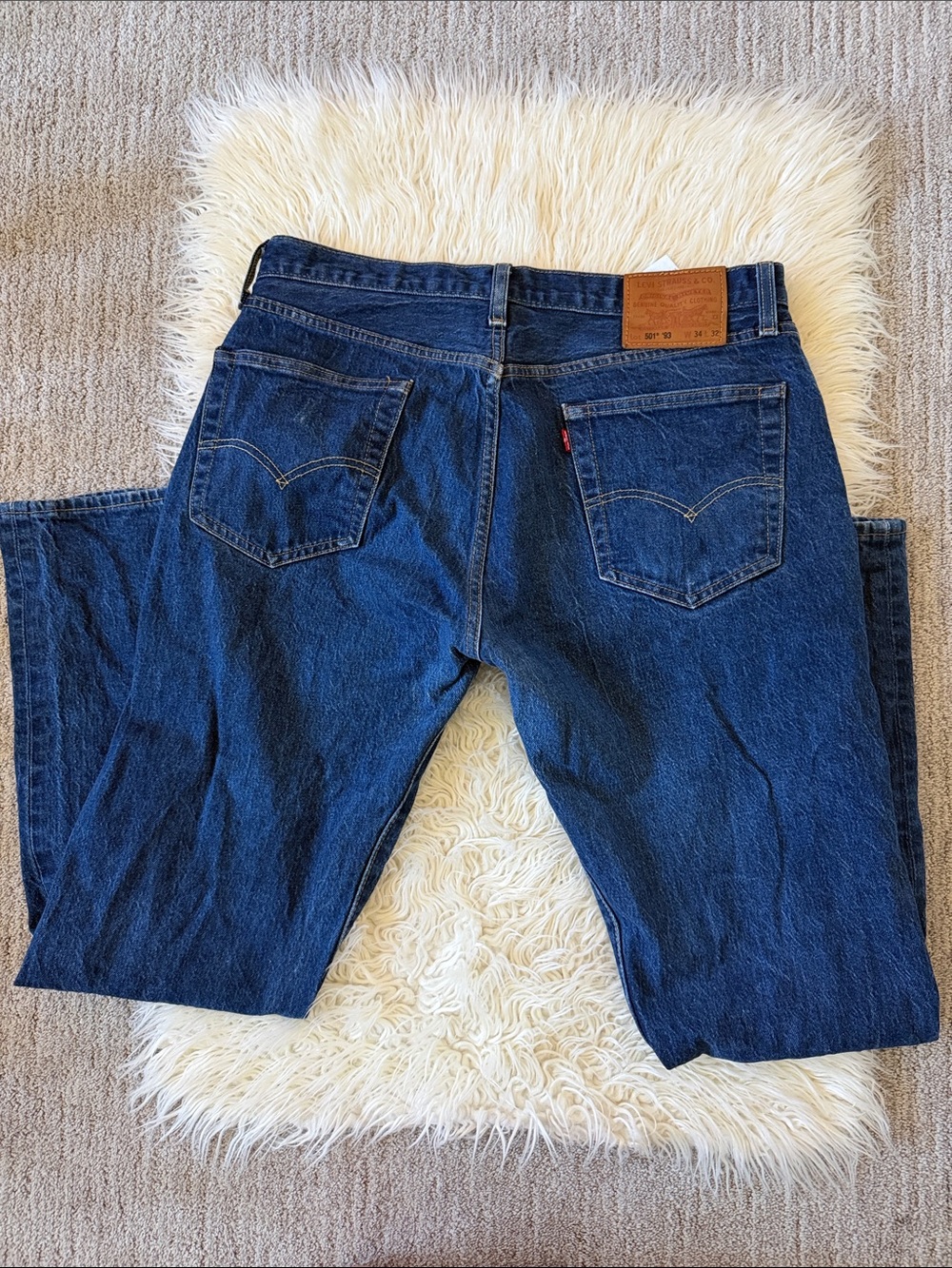 Levi's 501® '93 Straight Fit Men's Jeans Dark Blue